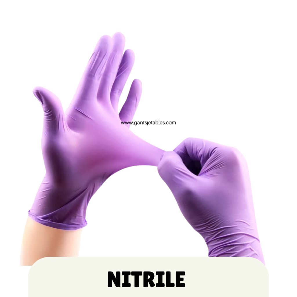 Petits Gants en Nitrile Violets pour Cuisine, Service Alimentaire et Ligne de Production