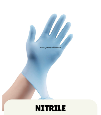 Gants de qualité alimentaire bleu (boite de 100)