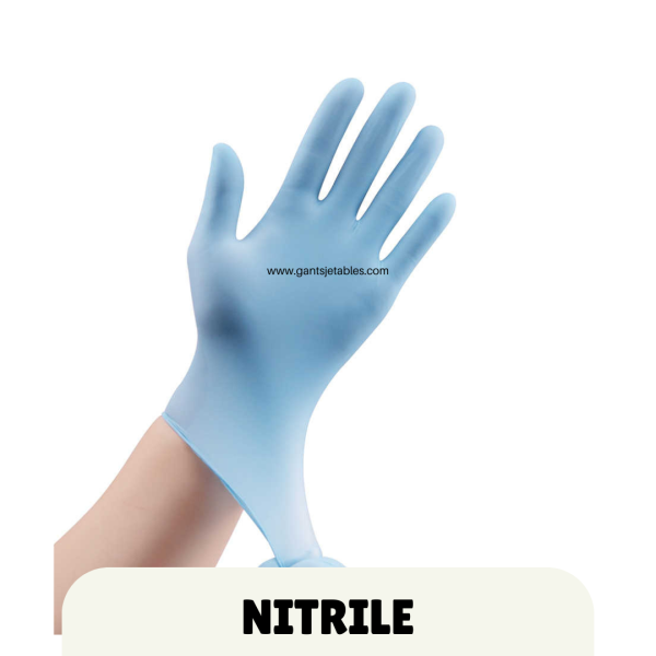 Gants de qualité alimentaire bleu (boite de 100)